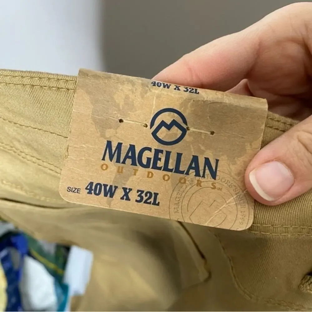 NWT Magellan‎ Outdoors Adventure Gear Arrowhead Pant In Camel 40x32